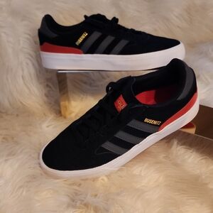 NWOT.. Adidas Busenitz Black with Red and Gold Accents